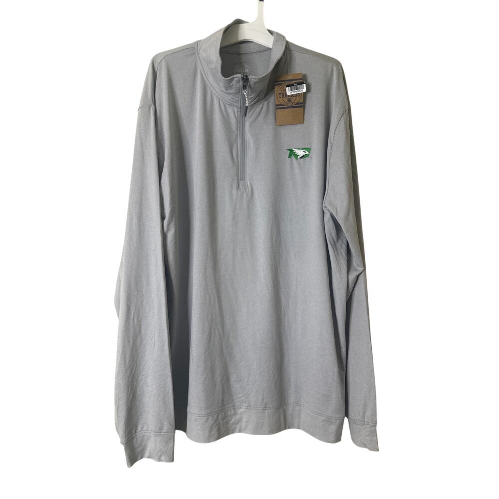 North Dakota Fighting Hawks stone-colored pullover XL s